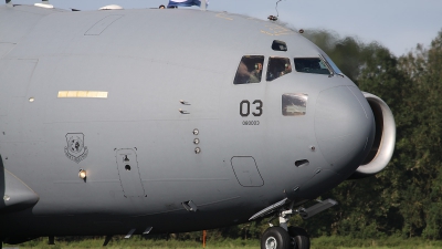 Photo ID 83521 by Mark Broekhans. NATO Strategic Airlift Capability Boeing C 17A Globemaster III, 08 0003