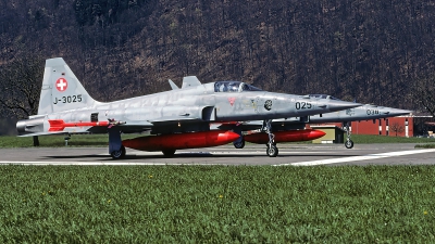 Photo ID 83856 by Carl Brent. Switzerland Air Force Northrop F 5E Tiger II, J 3025