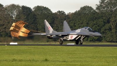 Photo ID 84521 by Niels Roman / VORTEX-images. Poland Air Force Mikoyan Gurevich MiG 29A 9 12A, 67