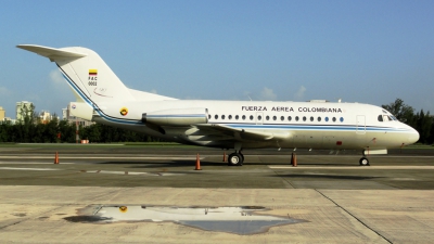 Photo ID 83954 by JUAN A RODRIGUEZ. Colombia Air Force Fokker F 28 1000 Fellowship, FAC0002