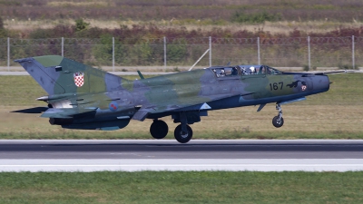 Photo ID 83941 by Chris Lofting. Croatia Air Force Mikoyan Gurevich MiG 21UM, 167
