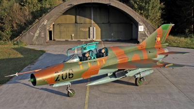 Photo ID 84185 by Mick Balter - mbaviation-images. East Germany Air Force Mikoyan Gurevich MiG 21UM, 206