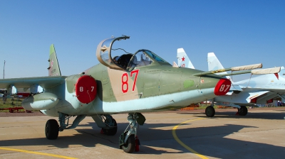 Photo ID 85439 by Chris Albutt. Russia Air Force Sukhoi Su 25SM, RF 92255