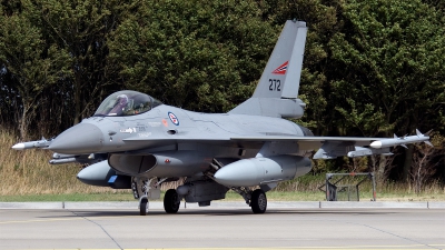 Photo ID 85469 by Jan Eenling. Norway Air Force General Dynamics F 16AM Fighting Falcon, 272