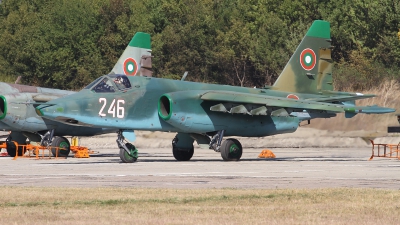 Photo ID 85505 by Rich Pittman. Bulgaria Air Force Sukhoi Su 25K, 246
