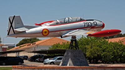 Photo ID 85996 by Jan Eenling. Spain Air Force Hispano HA 200A Saeta, A 10A 12