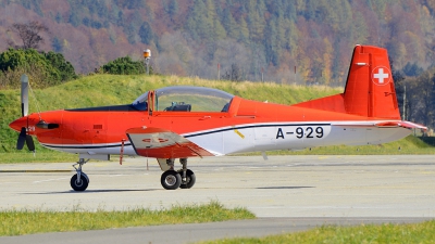 Photo ID 86099 by Günther Feniuk. Switzerland Air Force Pilatus NCPC 7 Turbo Trainer, A 929