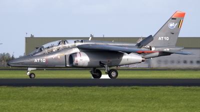 Photo ID 87115 by Niels Roman / VORTEX-images. Belgium Air Force Dassault Dornier Alpha Jet 1B, AT10