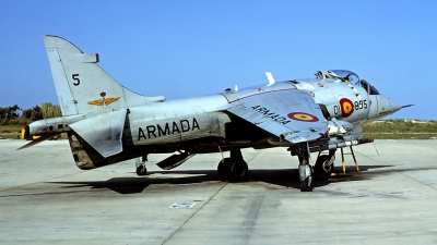 Photo ID 86581 by Carl Brent. Spain Navy Hawker Siddeley AV 8A Harrier, VA 1 4
