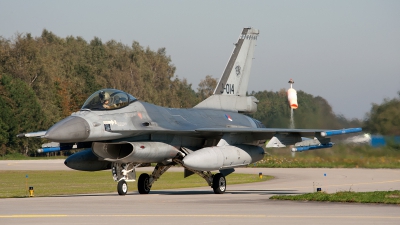 Photo ID 87227 by Jan Eenling. Netherlands Air Force General Dynamics F 16AM Fighting Falcon, J 014