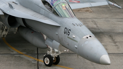 Photo ID 87424 by Andreas Weber. Switzerland Air Force McDonnell Douglas F A 18C Hornet, J 5016