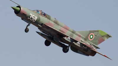 Photo ID 88033 by Alex van Noye. Bulgaria Air Force Mikoyan Gurevich MiG 21bis SAU, 358
