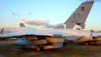 Photo ID 88155 by Peter Boschert. USA Air Force General Dynamics F 16B Fighting Falcon, 78 0104
