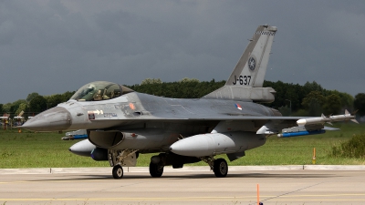Photo ID 88394 by Jan Eenling. Netherlands Air Force General Dynamics F 16AM Fighting Falcon, J 637