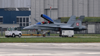 Photo ID 88574 by Martin Thoeni - Powerplanes. Switzerland Air Force McDonnell Douglas F A 18D Hornet, J 5234
