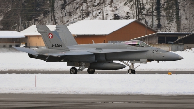 Photo ID 89730 by Martin Thoeni - Powerplanes. Switzerland Air Force McDonnell Douglas F A 18C Hornet, J 5014