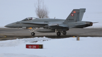 Photo ID 92605 by Martin Thoeni - Powerplanes. Switzerland Air Force McDonnell Douglas F A 18C Hornet, J 5020