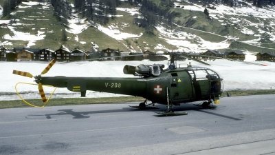 Photo ID 89955 by Joop de Groot. Switzerland Air Force Aerospatiale SA 316B Alouette III, V 208