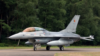 Photo ID 90356 by Jan Eenling. Belgium Air Force General Dynamics F 16BM Fighting Falcon, FB 14