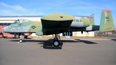 Photo ID 90470 by W.A.Kazior. USA Air Force Fairchild A 10A Thunderbolt II, 76 0540