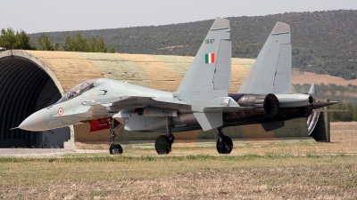 Photo ID 91117 by Kostas D. Pantios. India Air Force Sukhoi Su 30MKI Flanker, SB107