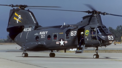 Photo ID 90880 by Rainer Mueller. USA Navy Boeing Vertol CH 46D Sea Knight 107 II, 154836