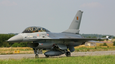 Photo ID 91082 by Jan Eenling. Belgium Air Force General Dynamics F 16BM Fighting Falcon, FB 05