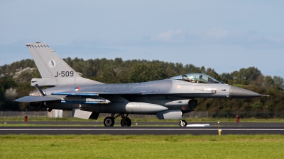 Photo ID 91255 by Jan Eenling. Netherlands Air Force General Dynamics F 16AM Fighting Falcon, J 509