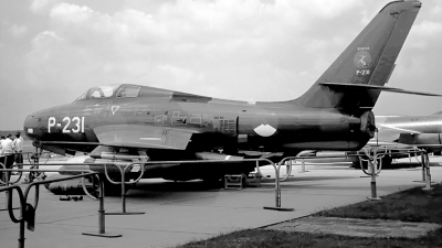 Photo ID 91301 by rob martaré. Netherlands Air Force Republic F 84F Thunderstreak, P 231