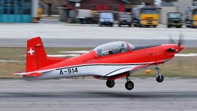 Photo ID 92896 by Martin Thoeni - Powerplanes. Switzerland Air Force Pilatus NCPC 7 Turbo Trainer, A 914