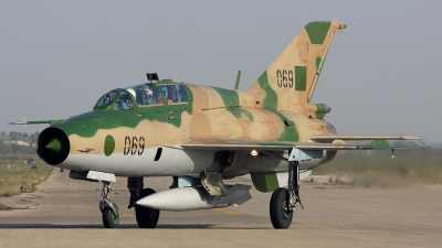 Photo ID 11831 by Chris Lofting. Libya Air Force Mikoyan Gurevich MiG 21UM, 069