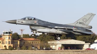 Photo ID 93123 by Chris Lofting. Netherlands Air Force General Dynamics F 16AM Fighting Falcon, J 063