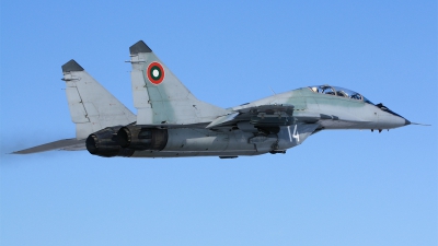 Photo ID 93452 by Georgi Petkov. Bulgaria Air Force Mikoyan Gurevich MiG 29UB 9 51, 14