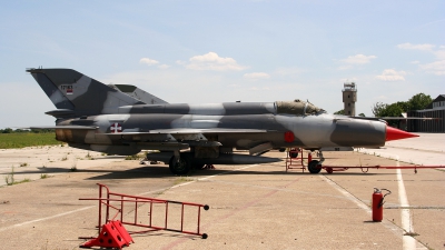 Photo ID 94435 by Kostas D. Pantios. Serbia Air Force Mikoyan Gurevich MiG 21bis, 17163