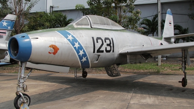 Photo ID 94370 by markus altmann. Thailand Air Force Republic F 84G Thunderjet, 1231