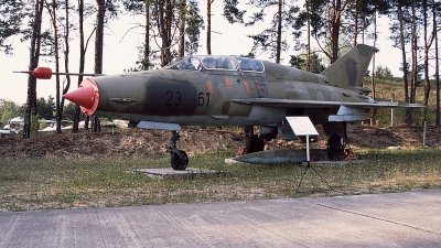 Photo ID 94465 by Stephan Sarich. East Germany Air Force Mikoyan Gurevich MiG 21UM, 23 61