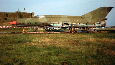 Photo ID 94562 by Stephan Sarich. Germany Air Force Mikoyan Gurevich MiG 21M, 22 87