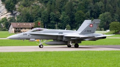 Photo ID 94585 by Jan Eenling. Switzerland Air Force McDonnell Douglas F A 18C Hornet, J 5019