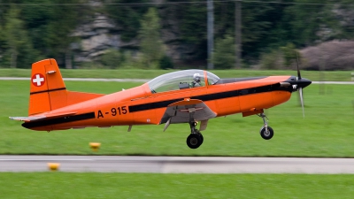 Photo ID 94594 by Jan Eenling. Switzerland Air Force Pilatus PC 7 Turbo Trainer, A 915