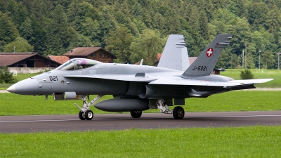 Photo ID 94570 by Jan Eenling. Switzerland Air Force McDonnell Douglas F A 18C Hornet, J 5021