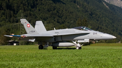 Photo ID 94980 by Jan Eenling. Switzerland Air Force McDonnell Douglas F A 18C Hornet, J 5014