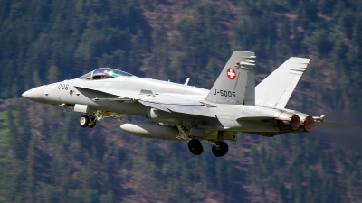 Photo ID 95539 by Jan Eenling. Switzerland Air Force McDonnell Douglas F A 18C Hornet, J 5005