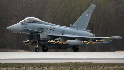 Photo ID 95388 by Jörg Pfeifer. Germany Air Force Eurofighter EF 2000 Typhoon S, 98 07