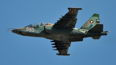 Photo ID 95854 by Radim Spalek. Bulgaria Air Force Sukhoi Su 25UBK, 095