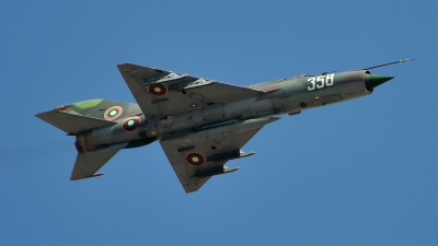 Photo ID 95851 by Radim Spalek. Bulgaria Air Force Mikoyan Gurevich MiG 21bis SAU, 358