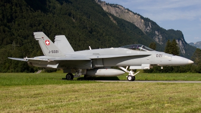 Photo ID 95666 by Jan Eenling. Switzerland Air Force McDonnell Douglas F A 18C Hornet, J 5021