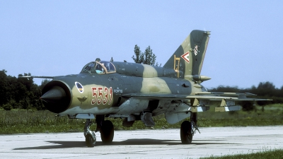 Photo ID 95770 by Joop de Groot. Hungary Air Force Mikoyan Gurevich MiG 21bis SAU, 5531