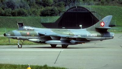 Photo ID 95771 by Rainer Mueller. Switzerland Air Force Hawker Hunter F58A, J 4150