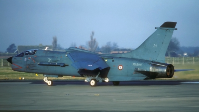 Photo ID 12236 by Chris Lofting. France Navy Vought F 8P Crusader, 31