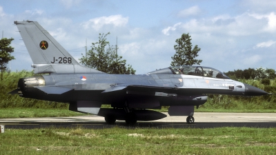 Photo ID 95940 by Joop de Groot. Netherlands Air Force General Dynamics F 16B Fighting Falcon, J 268